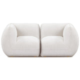 Arezza Modular Loveseat, Stone White