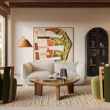 Arezza Modular Loveseat, Stone White