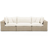 Cali Outdoor Sofa, Cream/Natural