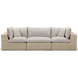 Cali Outdoor Sofa, Grey/Natural
