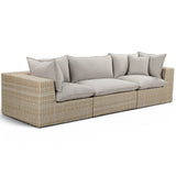 Cali Outdoor Sofa, Grey/Natural