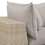 Cali Outdoor Sofa, Grey/Natural
