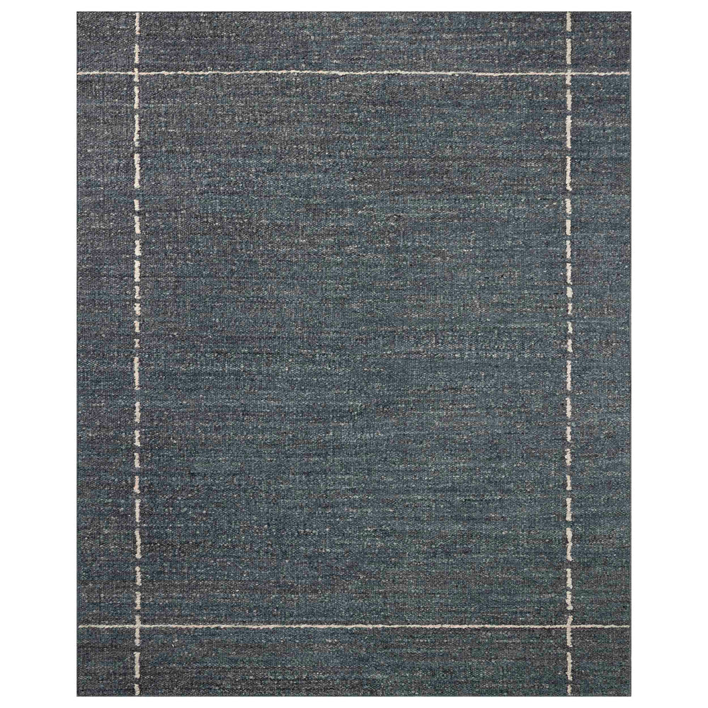 Magnolia Home by Joanna Gaines × Loloi Rug Ridge RIG-01, Denim/Mist