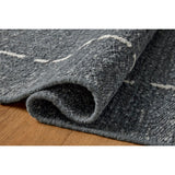Magnolia Home by Joanna Gaines × Loloi Rug Ridge RIG-01, Denim/Mist