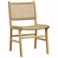Dallas Outdoor Dining Chair, Natural, Set of 2-Furniture - Dining-High Fashion Home