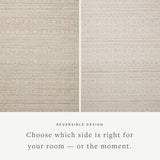 Angela Rose × Loloi Rug Rivers RIV-03, Sand/Ivory-Rugs1-High Fashion Home