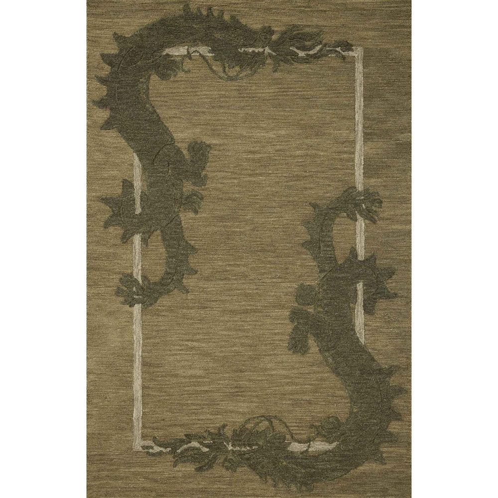 Brigette Romanek × Loloi Rug Romi RMI-01, Green/Forest-Rugs1-High Fashion Home