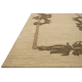 Brigette Romanek × Loloi Rug Romi RMI-01, Natural/Olive-Rugs1-High Fashion Home