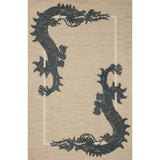 Brigette Romanek × Loloi Rug Romi RMI-01, Oatmeal/Midnight-Rugs1-High Fashion Home
