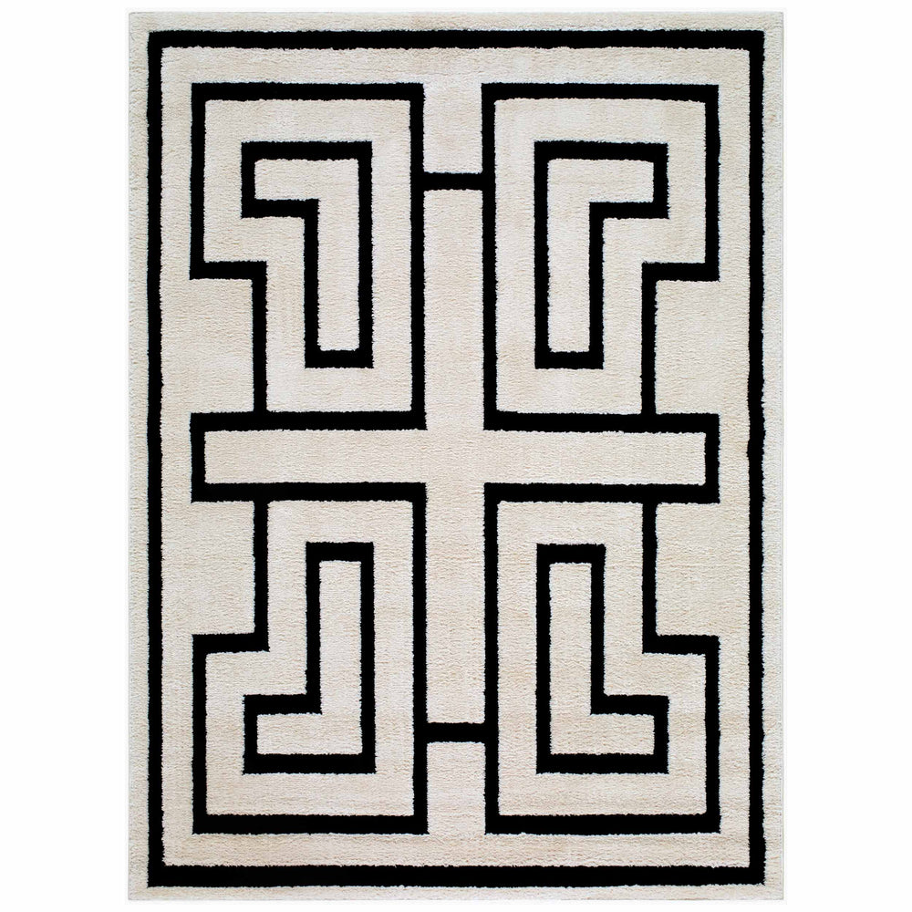 Rachel Zoe x Livabliss Rug The Studio Edit RZSE-2304, Cream/Black