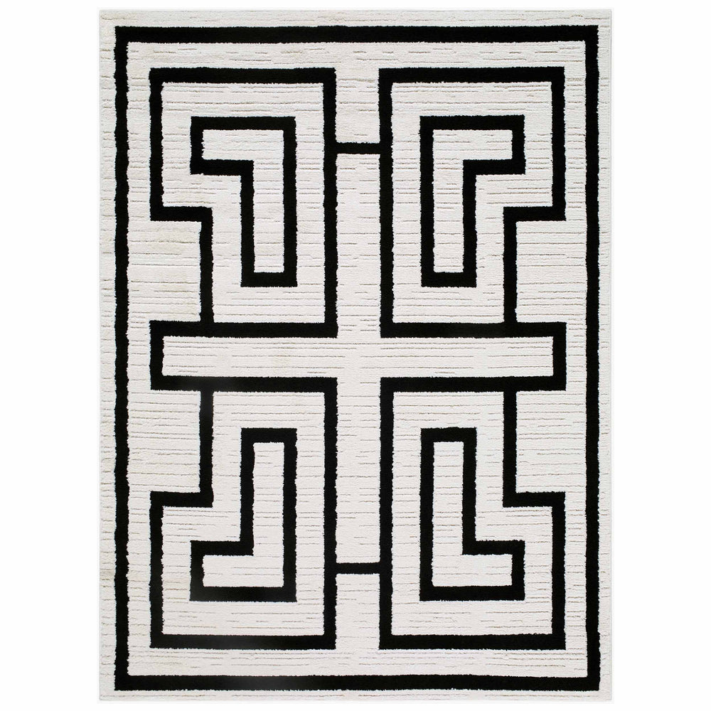 Rachel Zoe x Livabliss Rug The Studio Edit RZSE-2305, Cream/Black