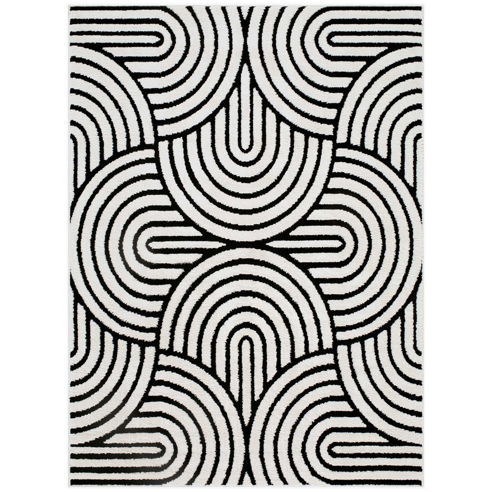 Rachel Zoe x Livabliss Rug The Studio Edit RZSE-2333, Cream/Black