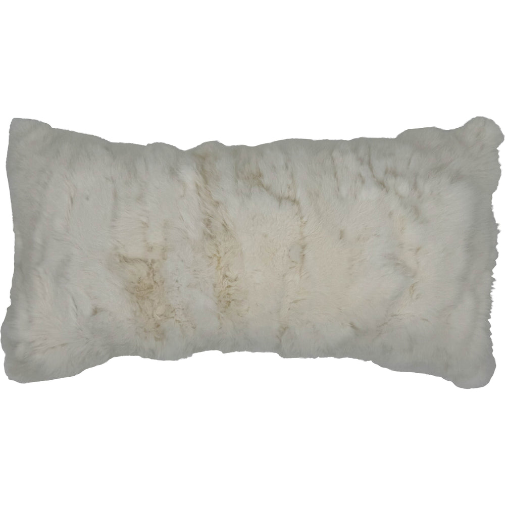 Rabbit Lumbar Pillow, White