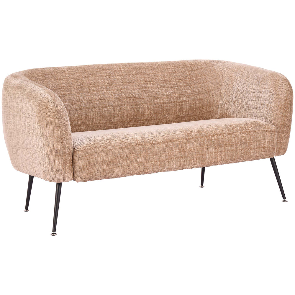 Racine Loveseat, Linen Beige-Furniture - Sofas-High Fashion Home