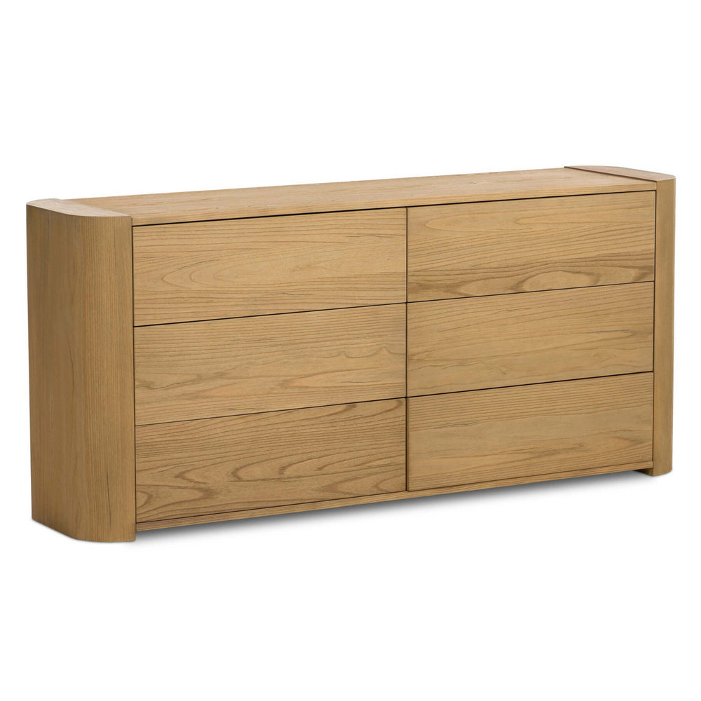 Radius 6 Drawer Dresser, Light Blonde by Four Hands-Furniture - Storage-High Fashion Home