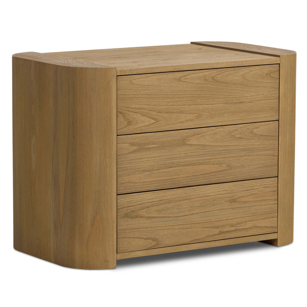 Radius Nightstand, Light Blonde Sungkai by Four Hands-Furniture - Bedroom-High Fashion Home