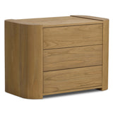 Radius Nightstand, Light Blonde Sungkai by Four Hands-Furniture - Bedroom-High Fashion Home