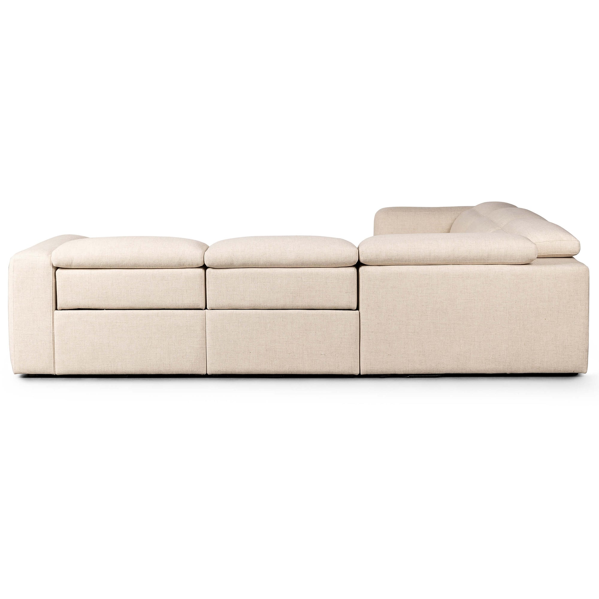 Radley 5 Piece Power Recliner Sectional, Antigo Natural – High Fashion Home