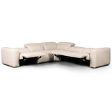 Radley 5 Piece Power Recliner Sectional, Antigo Natural-Furniture - Sofas-High Fashion Home