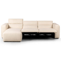 Radley Power Recliner Left Chaise Sectional, Antigo Natural