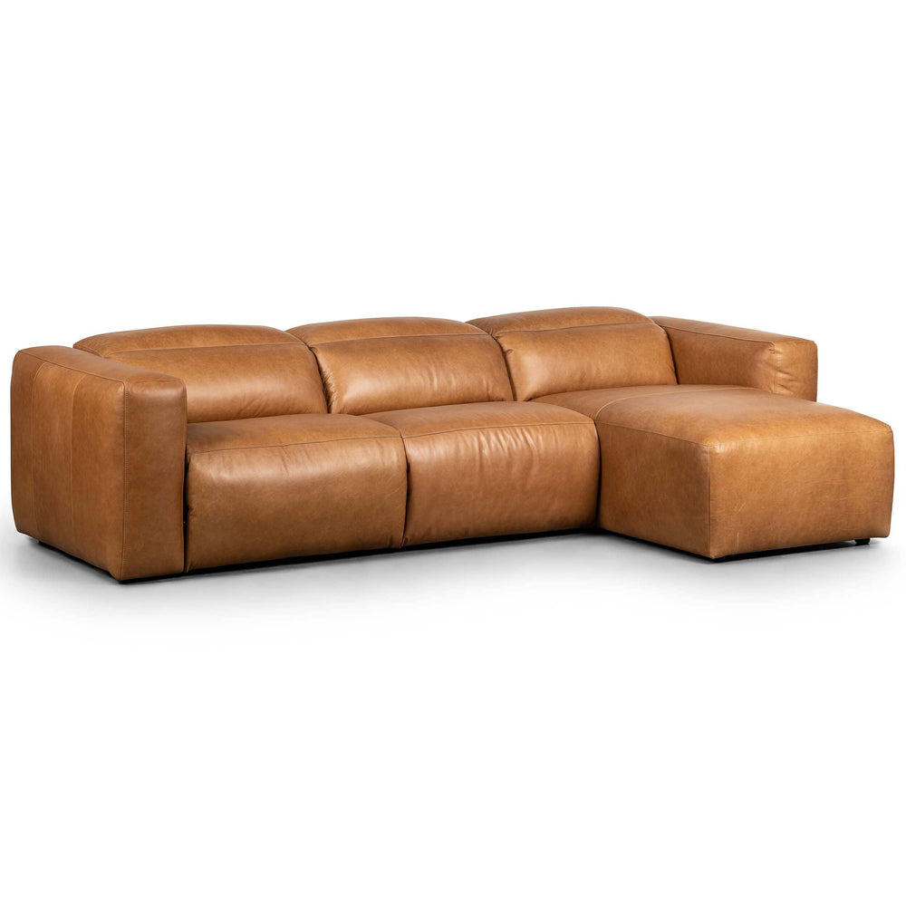 Radley Power Recliner Right Chaise Sectional, Sonoma Butterscotch-Furniture - Sofas-High Fashion Home