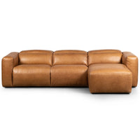 Radley Power Recliner Right Chaise Sectional, Sonoma Butterscotch-Furniture - Sofas-High Fashion Home
