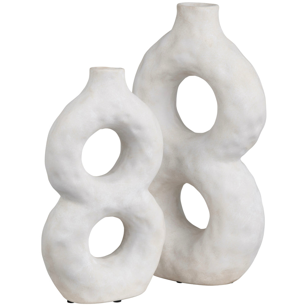 Rafe Vases, White-Accessories-High Fashion Home