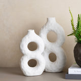 Rafe Vases, White-Accessories-High Fashion Home