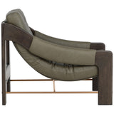 Rafferty Leather Chair, Ludlow Dark Olive