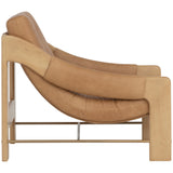 Rafferty Leather Chair, Ludlow Sesame