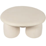 Rahul Round Coffee Table, Off-White