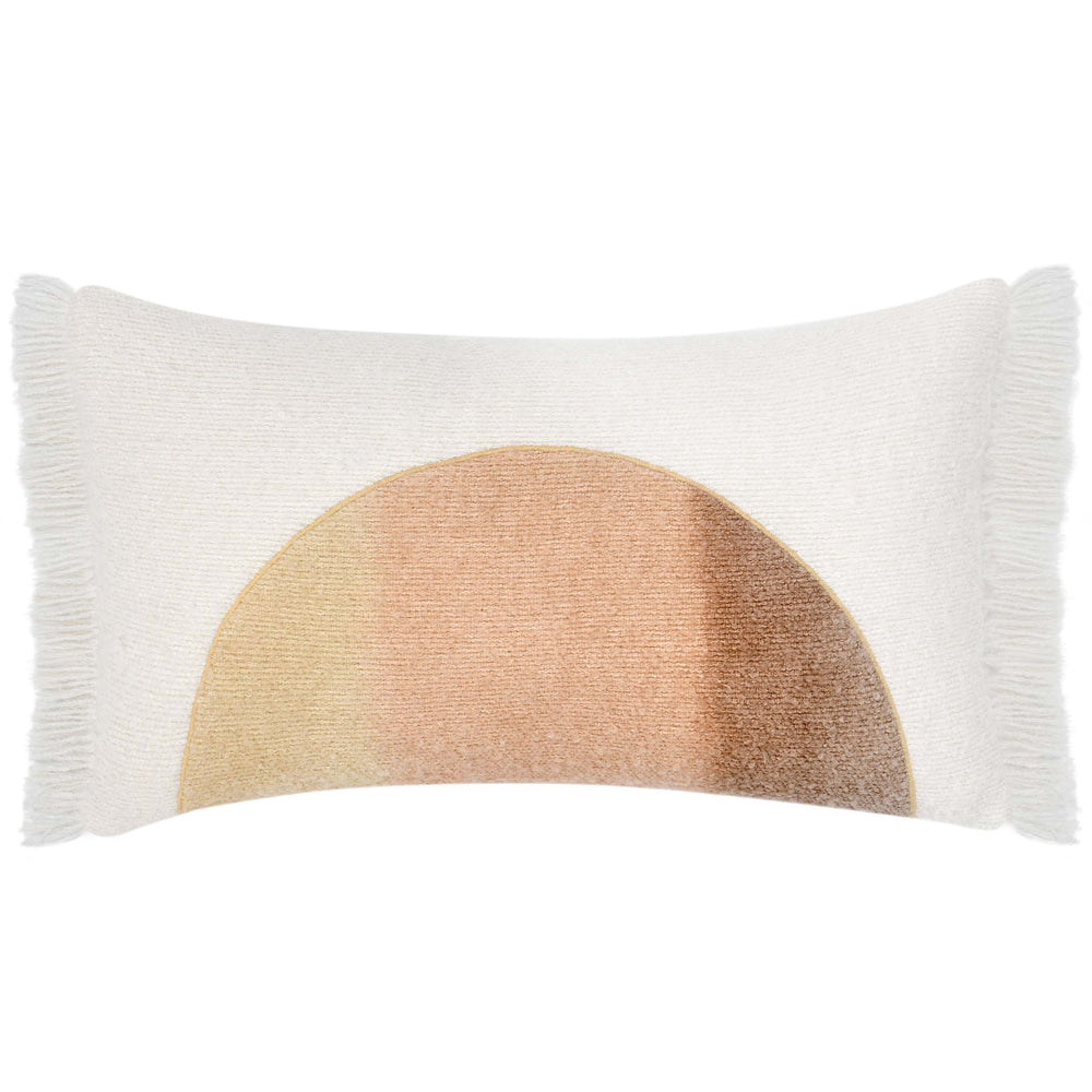 Rahun Lumbar Pillow, Yellow/Ivory-Accessories-High Fashion Home