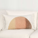 Rahun Lumbar Pillow, Yellow/Ivory-Accessories-High Fashion Home