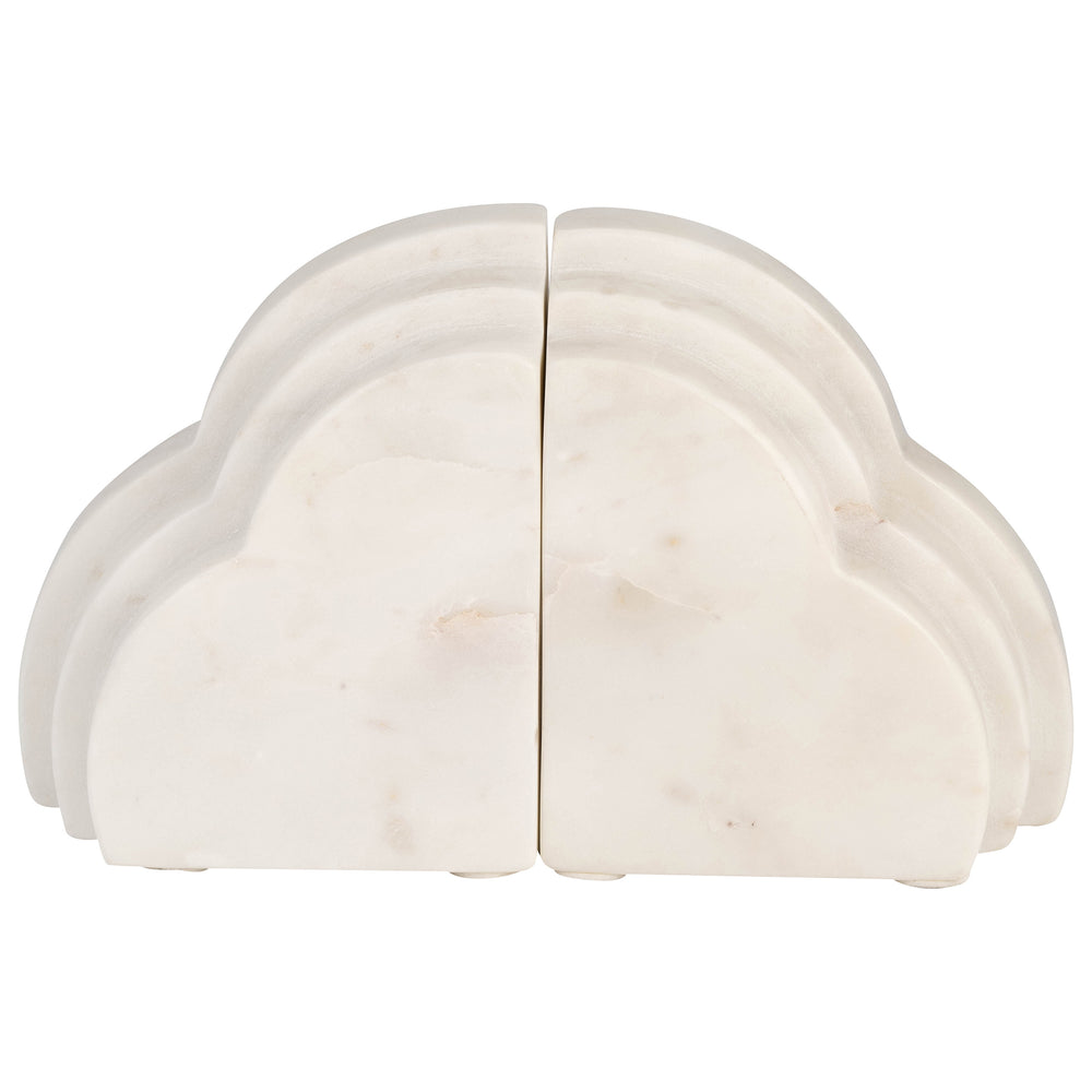 Rainbow Bookends, White