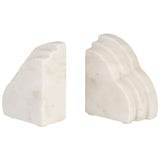 Rainbow Bookends, White