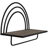 Rainbow Style Shelves, Brown/Black