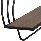 Rainbow Style Shelves, Brown/Black