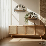 Rainbow Style Shelves, Brown/Black