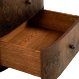 Raisa Nightstand, Walnut Burl by Amber Lewis x Four Hands