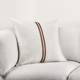 Ralph Pillow, Ivory/Sangria Red-Accessories-High Fashion Home