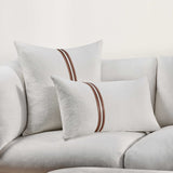 Ralph Pillow, Ivory/Sangria Red-Accessories-High Fashion Home