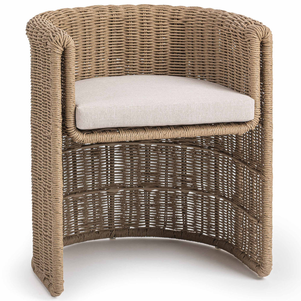 Rami Outdoor Armchair, Natural-Furniture - Outdoor-High Fashion Home
