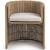Rami Outdoor Armchair, Natural-Furniture - Outdoor-High Fashion Home