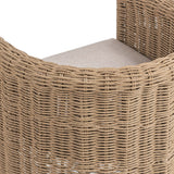 Rami Outdoor Armchair, Natural-Furniture - Outdoor-High Fashion Home