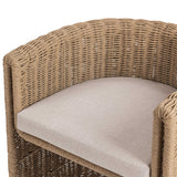 Rami Outdoor Armchair, Natural-Furniture - Outdoor-High Fashion Home