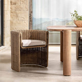 Rami Outdoor Armchair, Natural-Furniture - Outdoor-High Fashion Home