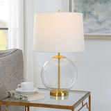 Ramona Table Lamp, Gold-Lighting-High Fashion Home