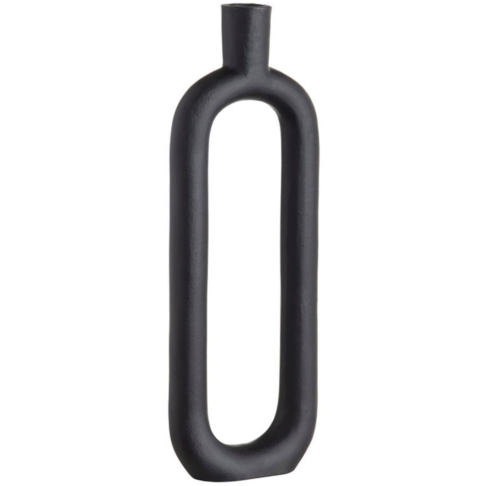 Raven Vase, Black-Accessories-High Fashion Home