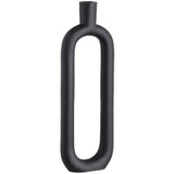 Raven Vase, Black-Accessories-High Fashion Home