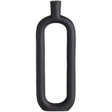 Raven Vase, Black-Accessories-High Fashion Home
